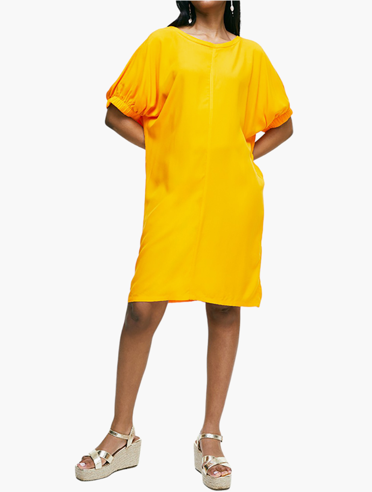 MyRunway | Shop Woolworths Light Orange Cuffed Sleeve Viscose